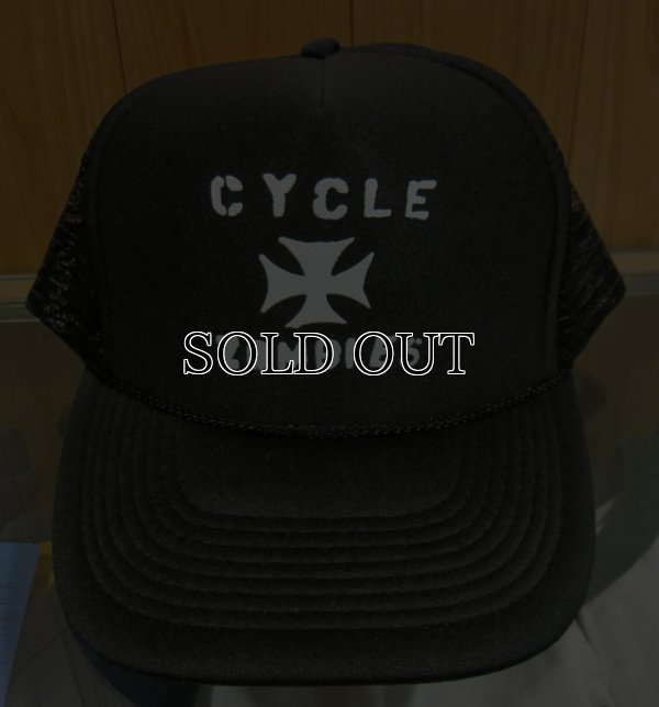 画像1: CycleZombiesサイクルゾンビーズIRON CROSS TRUCKER HAT