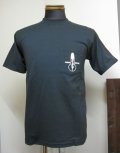 ウイングロック(Wingrock)No.013　Anvilタグ　ROCKFACEポケット半袖TEEシャツ‐BLACK-Sサイズ
