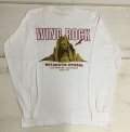 ウイングロック(Wingrock) No.025　ROCKFACE長袖TEEシャツ・ロングスリーブ‐WHITE-