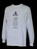 Porter Bicycle Style L/S Tee White 