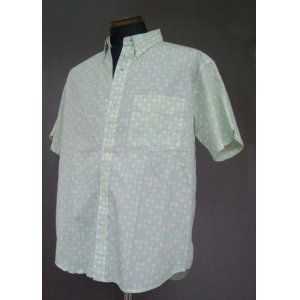 画像: Orange Small Dot  Short Sleeve Shirts -Green