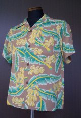 画像: SUNSURF Banana Leaves Shirts S/S　-Brown