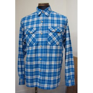 画像: ハナレイ(Hanalei) Flannel Check L/S Work Shirts - Blue 