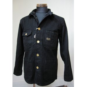 画像: ウエストライド(WESTRIDE)13FW RIDING COVERALL JKT -BLK DENIM　【送料無料】