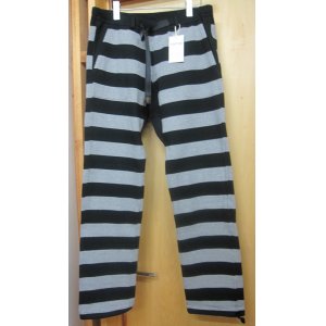 画像: ウエストライド(WESTRIDE)　BORDER LONG PANTS- BLK/GRY　【送料無料】