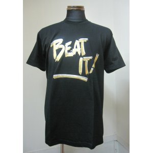 画像: BEAT IT! 半袖Tシャツ-BLACK