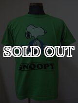 画像: Buzz Rickson's (バズリクソンズ)BUZZ RICKSON'S×PEANUT TeeスヌーピーSNOOPY コラボ「SNOOPY」半袖プリントTシャツBR76783-GREEN 