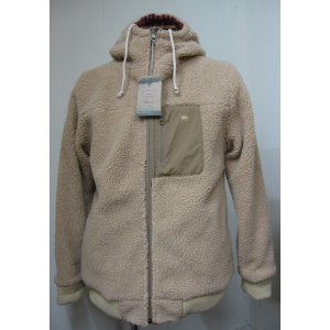 画像: GOHEMP(ゴーヘンプ)REVERSIBLE WARMER HOODY(GHJ5028CBA)-BEIGE【送料無料】