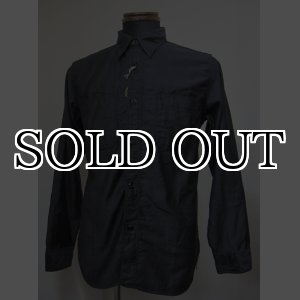 画像: シュガーケーン(Sugarcane)BLACK SATEEN LABEL 4oz. Cotton Sateen Shirtブラックサテン・ワークシャツSC26759【送料無料】 