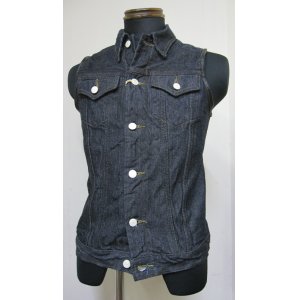 画像: ウエストライド(WESTRIDE)15SS DENIM DEAN VEST -BLUE【送料無料】