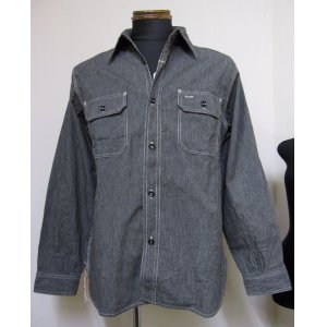 画像: シュガーケーン(Sugarcane)JEAN CORD 長袖シャツ-119BLK【送料無料】