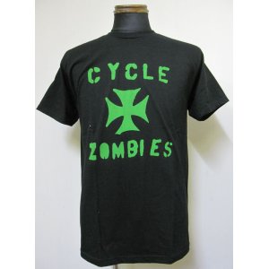 画像: CycleZombiesサイクルゾンビーズIRON CROSS 半袖TEEシャツ-BLACK 