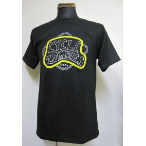 画像: CycleZombiesサイクルゾンビーズCHAINS 半袖TEEシャツ-BLACK