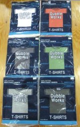 画像: DUBBLE WORKS(ダブルワークス)Lot 33009 パックＴシャツ（Vネック）1枚パック半袖無地Tシャツ 