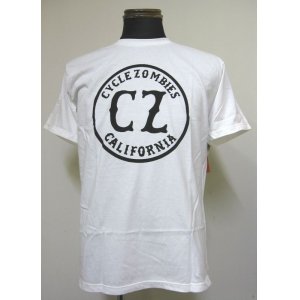 画像: CycleZombiesサイクルゾンビーズCALIFORNIA S/S T-SHIRT 半袖TEEシャツ-WHITE