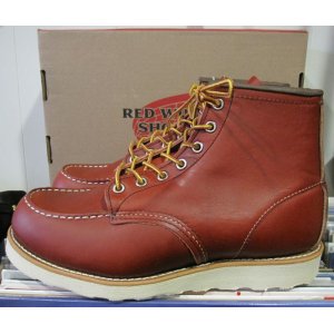 画像: 正規取扱店 RED WING(レッドウィング) E8875 CLASSIC WORK クラシック ワーク 6インチ MOC-TOE モック・トゥ ラウンド・トゥ ORO-RUSSET 【送料無料】 