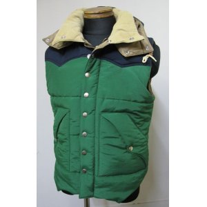 画像:  シュガーケーン(Sugarcane)NYLON PADDING VEST 中綿入りベスト 