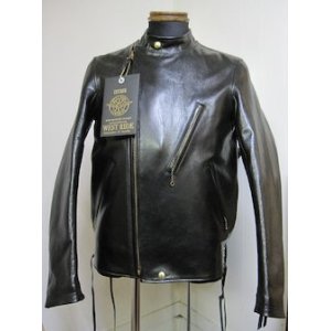 画像: ウエストライド(WESTRIDE)OAK CANYON LEATHER JKT BLK【送料無料】 