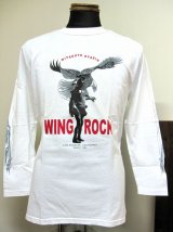 画像: ウイングロック(Wingrock) No.018 EAGLE長袖TEEシャツ・ロングスリーブーWHITE