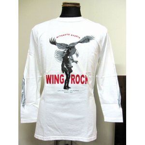 画像: ウイングロック(Wingrock) No.018 EAGLE長袖TEEシャツ・ロングスリーブーWHITE