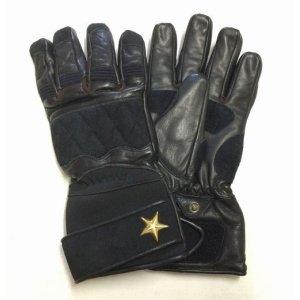 画像: ヴィン＆エイジ(VIN&AGE)VGW1８ ”WINTER　GLOVE　TYPE VGW18”【送料無料】 牛革×ネオプレーン素材のダイアゴナルガントレット