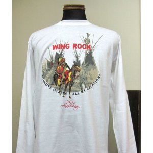 画像: ウイングロック(Wingrock) 25周年 No.006　長袖TEEシャツ・ロングスリーブ-WHITE‐