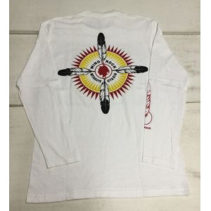 画像: ウイングロック(Wingrock) No.023　長袖TEEシャツ 4Feather・ロングスリーブーWHITE-UnitedSportsMサイズ・ミスプリ