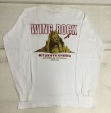 画像: ウイングロック(Wingrock) No.025　ROCKFACE長袖TEEシャツ・ロングスリーブ‐WHITE-