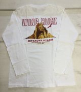 画像: ウイングロック(Wingrock) No.026　ROCKFACE長袖TEEシャツ・ロングスリーブ‐WHITE