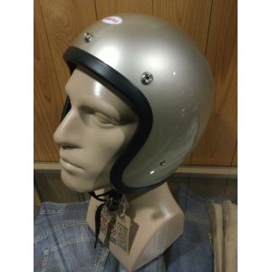 画像: OCEAN BEETLE オーシャンビートル BEETLE L.A.C JET HELMET ジェットヘルメット (シャンパンゴールド) 