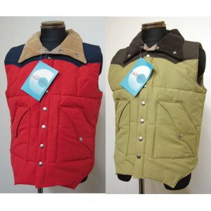 画像:  シュガーケーン(Sugarcane)NYLON PADDING VEST 中綿入りベスト 