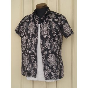 画像: NOYET　SEETHROUGH S/S Shirts Black