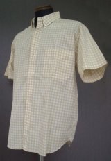 画像: Orange Small Dot  Short Sleeve Shirts -Beige