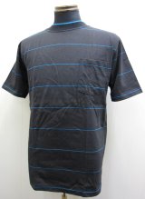 画像: Chesterfield Border Tee - Black ×Blue