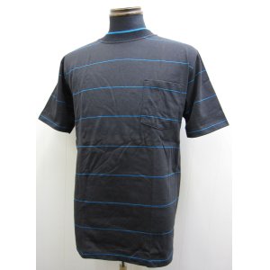 画像: Chesterfield Border Tee - Black ×Blue