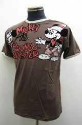 画像: INK ミッキー＆ブロンコ Tee - Brown