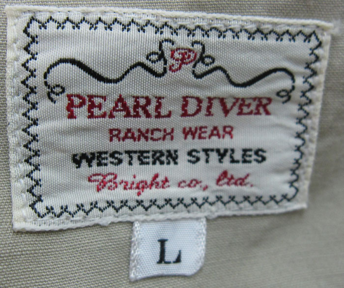 画像: Pearl Diver Western Style Shirts - Beige