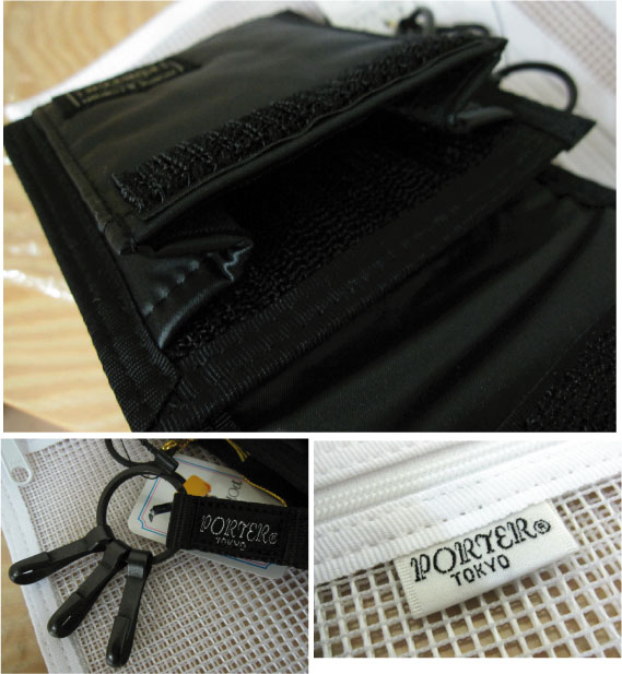 画像: 吉田カバン・Porter(ポーター) 財布 カプセルシリーズ（縦二つ折りタイプ） -Black 
