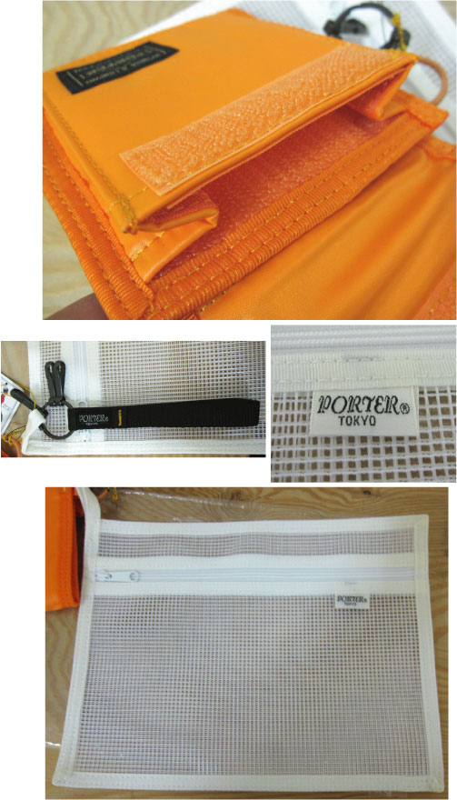画像: 吉田カバン・Porter(ポーター) 財布 カプセルシリーズ（縦二つ折りタイプ） -Orange 