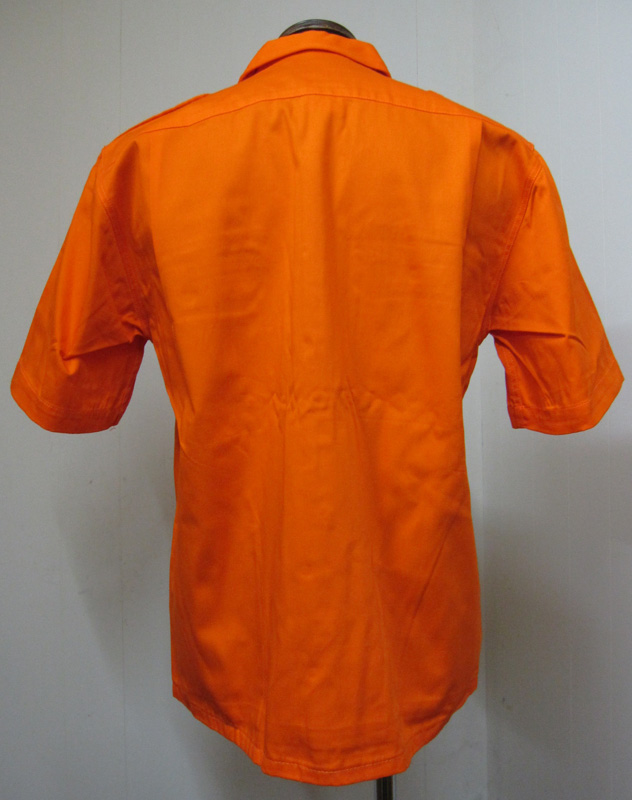 画像: マスコット(MASCOT)半袖ワークシャツ-Orange 