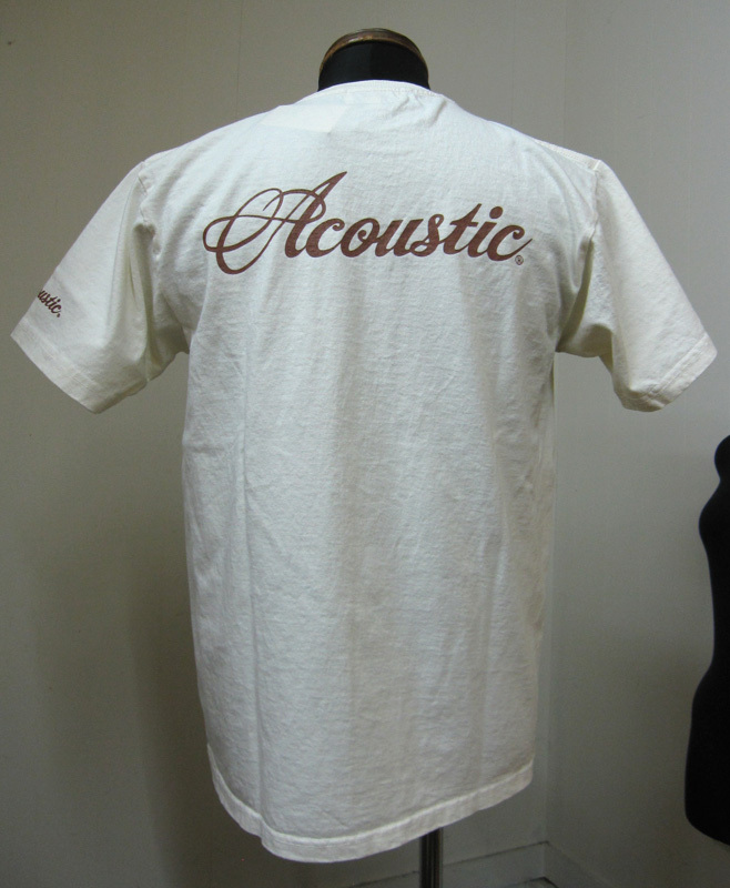 画像: Acoustic(アコースティック) VINTAGE MOTORCYCLE Tシャツ - CRM 