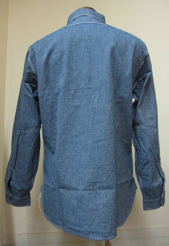 画像: シュガーケーン(SUGARCANE)JEAN CORD ワークシャツ ジーンコードストライプ SC25511 