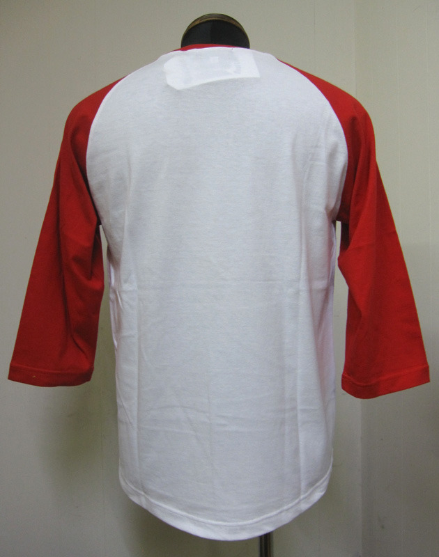 画像: TRUMP　MC(トランプ) EAGLE BB　7分丈半袖TEEシャツ-WHITE×RED 