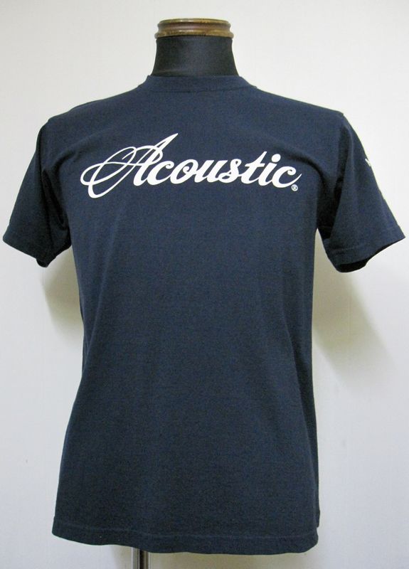 画像1: ACOUSTIC(アコースティック)アコースティックロゴ半袖TEEシャツ