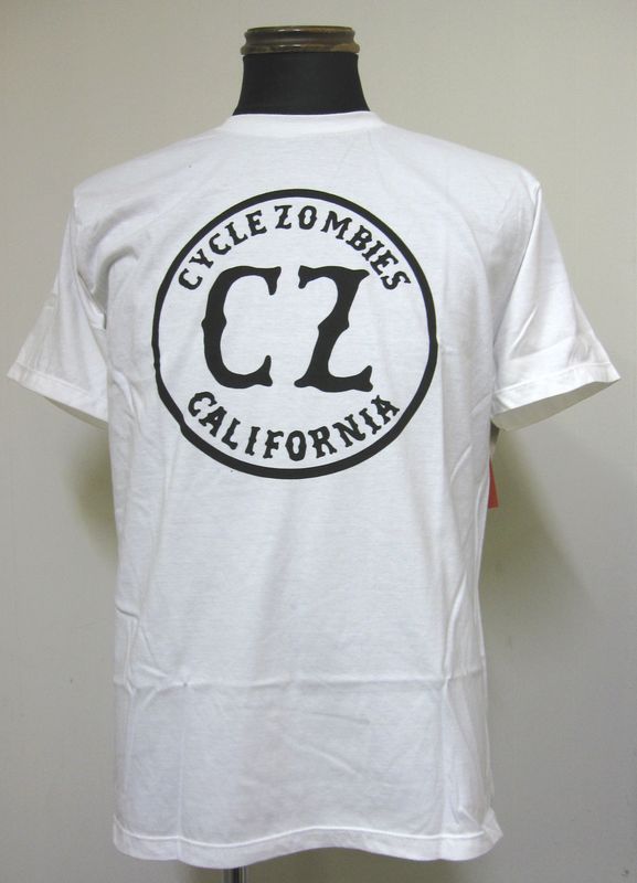 画像1: CycleZombiesサイクルゾンビーズCALIFORNIA S/S T-SHIRT 半袖TEEシャツ-WHITE