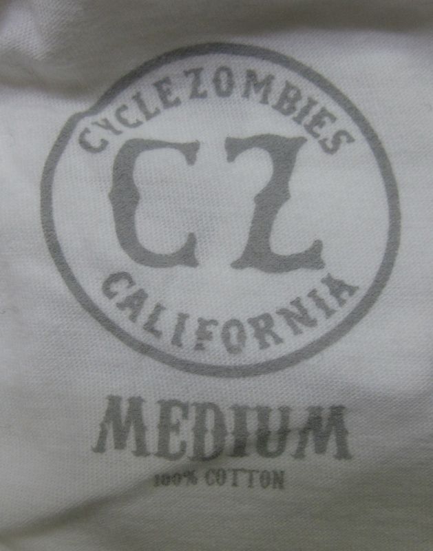 画像: CycleZombiesサイクルゾンビーズCALIFORNIA S/S T-SHIRT 半袖TEEシャツ-WHITE