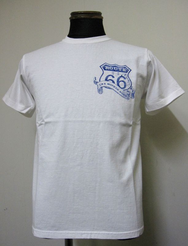 画像1: スマートスパイス(SmartSpice)ルート66半袖TEEシャツ-WHITE  
