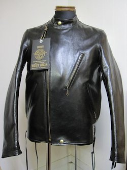 ウエストライド(WESTRIDE)OAK CANYON LEATHER JKT BLK【送料無料