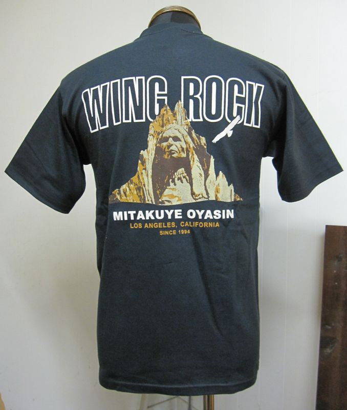画像: ウイングロック(Wingrock)No.013　Anvilタグ　ROCKFACEポケット半袖TEEシャツ‐BLACK-Sサイズ