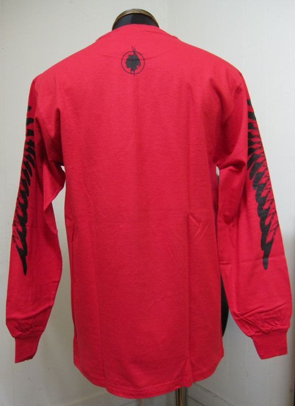 画像: ウイングロック(Wingrock)No.010　 INDIAN長袖TEEシャツ・ロングスリーブ-RED